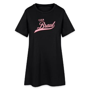 Équipe à la manière du collège nuptial ! Design de l’équipe de mariage pour la fête de garçon - Robe T-shirt Femme - noir - Devant
