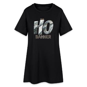 Gauge H0 BAHNER – Marble Edition - Women’s T-Shirt Dress - black - Front