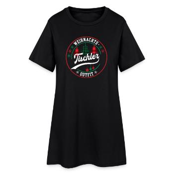 Tischler Weihnachten Kollege Tischlerei Schreiner - Frauen T-Shirt-Kleid - Schwarz - Vorne