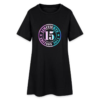 15th Birthday Boy - Women’s T-Shirt Dress - black - Front