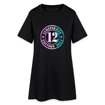 12th Birthday Boy - Women’s T-Shirt Dress - black - Front