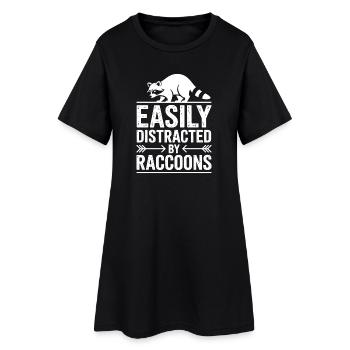 Paroles du raton laveur, drôle de cadeau de raton laveur - Robe T-shirt Femme - noir - Devant