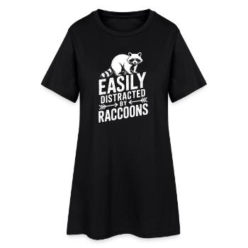 Paroles du raton laveur, drôle de cadeau de raton laveur - Robe T-shirt Femme - noir - Devant