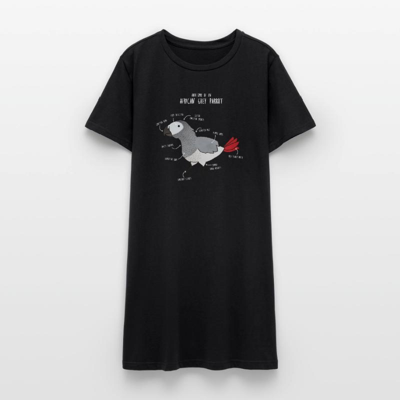Ball Python Anatomy Women’s T-Shirt Dress