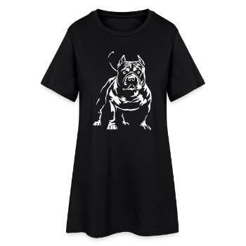 American Bully « Édition Noire » - Robe T-shirt Femme - noir - Devant