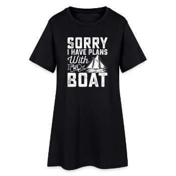 Désolé, j’ai des plans avec mon Boat Sailor Sail Capai - Robe T-shirt Femme - noir - Devant