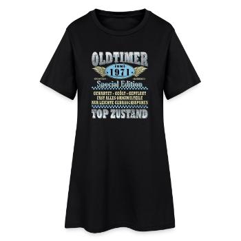 55. Geburtstag Geschenk Mann Oldtimer Juni 1971 - Frauen T-Shirt-Kleid - Schwarz - Vorne