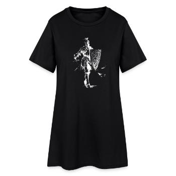 Knight Emblem - Women’s T-Shirt Dress - black - Front