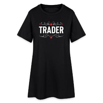 Profession de commerçant - Robe T-shirt Femme - noir - Devant
