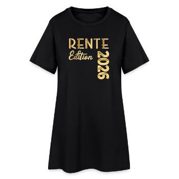 Dons pour les pensionnés 2026 - Robe T-shirt Femme - noir - Devant