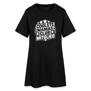 Coolest Mom's Club Member - Women’s T-Shirt Dress - black - Front