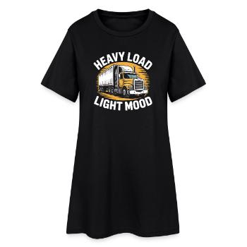 Chauffeur professionnel de camion cadeau - Robe T-shirt Femme - noir - Devant