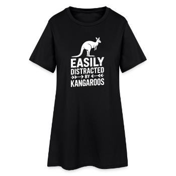 Dictons des kangourous Kangourous Drôle de cadeau des kangourous - Robe T-shirt Femme - noir - Devant