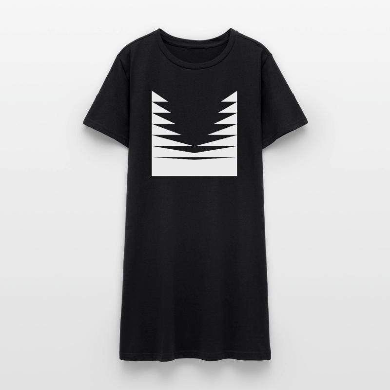 Triangles Pattern design Women’s T-Shirt Dress