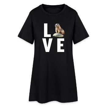 Marmots Groundhog - Women’s T-Shirt Dress - black - Front