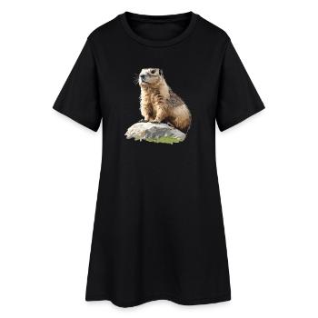 Marmots Groundhog - Women’s T-Shirt Dress - black - Front