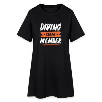 Drinking Crew - Women’s T-Shirt Dress - black - Front