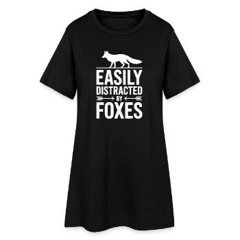 Paroles des renards Cadeau des renards drôles - Robe T-shirt Femme - noir - Devant