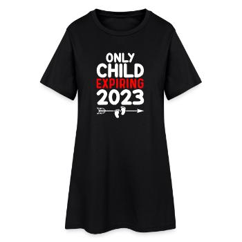 Only Child 2023 Arrow Design - Women’s T-Shirt Dress - black - Front