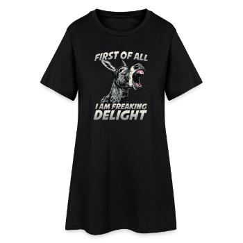 Donkey Humor Donkey Keeper Farm House Donkey - Women’s T-Shirt Dress - black - Front