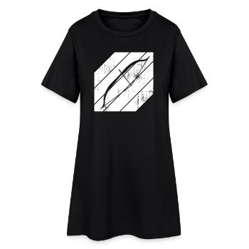 Sketch de tir à l’arc - Robe T-shirt Femme - noir - Devant