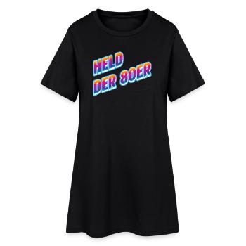 Héros des années 80 Néon rétro - Robe T-shirt Femme - noir - Devant