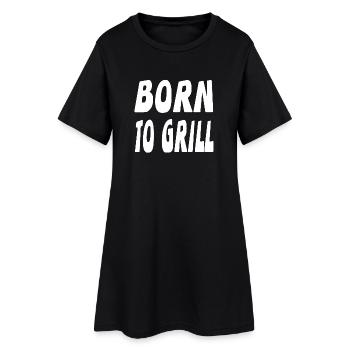 Griller - Robe T-shirt Femme - noir - Devant