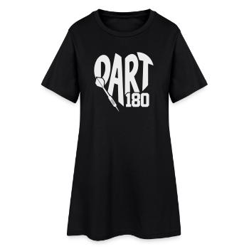 Dart 180 Art & Dart Design - Robe T-shirt Femme - noir - Devant