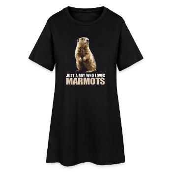 Marmots Groundhog - Women’s T-Shirt Dress - black - Front