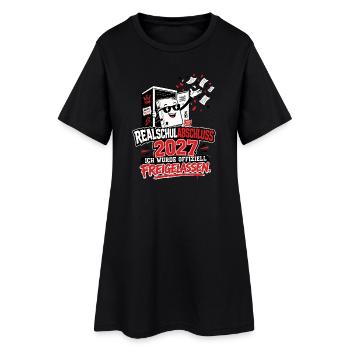 Offiziell Freigelassen 2027 - Frauen T-Shirt-Kleid - Schwarz - Vorne