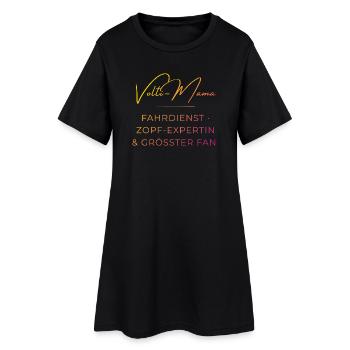Volti-Mama: Lustiger Voltigier Spruch für Mütter - Frauen T-Shirt-Kleid - Schwarz - Vorne