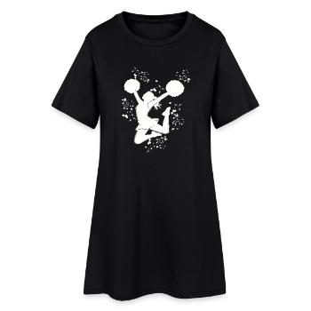 Cheerpom pom girls Mom Cheerleading - Robe T-shirt Femme - noir - Devant