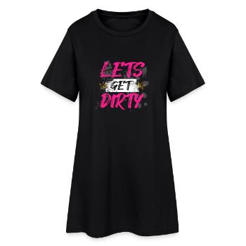 On va salir la course boueuse Schlammlauf Muddy Run - Robe T-shirt Femme - noir - Devant