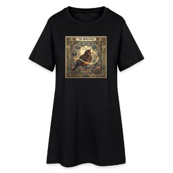 Blackbird, the Magician - Women’s T-Shirt Dress - black - Front