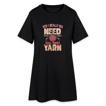 Ja Ich Brauche All Diese Wolle Humor - Robe T-shirt Femme - noir - Devant