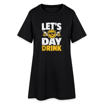 Conception de la chemise de la fête Sun Beer - Robe T-shirt Femme - noir - Devant