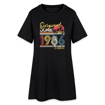 Juni 1986 Jahrgang Geburtstag Vintage Geschenk - Frauen T-Shirt-Kleid - Schwarz - Vorne