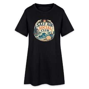 Salt Air Social Club Strandout fit - Robe T-shirt Femme - noir - Devant