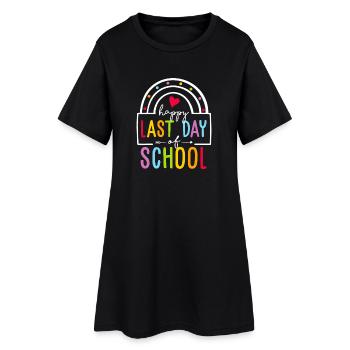 Encouragement de l’école Rainbow Last Day - Robe T-shirt Femme - noir - Devant