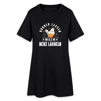 Hühnerflüsterer Huhn Hühnerhalter Hühner - Frauen T-Shirt-Kleid - Schwarz - Vorne