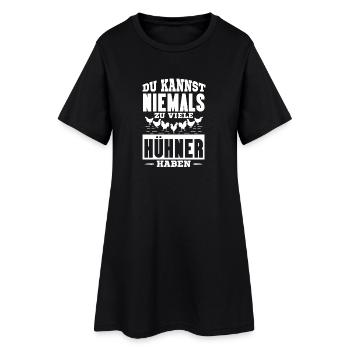 Hühnerflüsterer Huhn Hühnerhalter Hühner - Frauen T-Shirt-Kleid - Schwarz - Vorne
