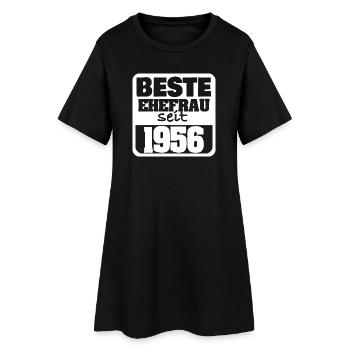 Verliebt 1956 - Frauen T-Shirt-Kleid - Schwarz - Vorne