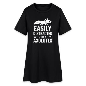 Dictons de l’axolotl Cadeau drôle d’Axolotl - Robe T-shirt Femme - noir - Devant