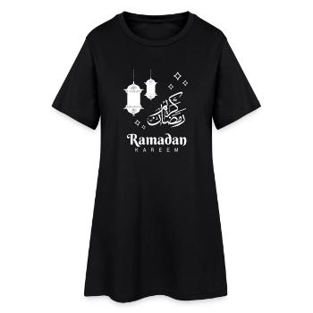 Ramadan Lanterns Kareem - Women’s T-Shirt Dress - black - Front