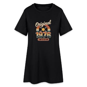Edition limitée 1976 - Robe T-shirt Femme - noir - Devant