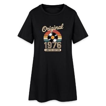 Edition limitée 1976 - Robe T-shirt Femme - noir - Devant
