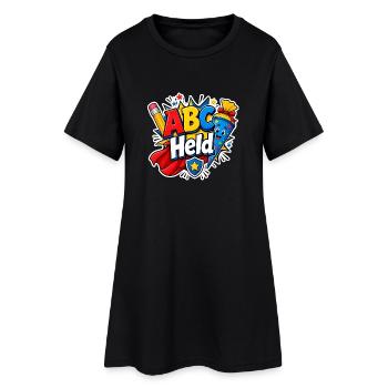 Scolaire 2026 Inscription scolaire 2026 Retour à l’école - Robe T-shirt Femme - noir - Devant