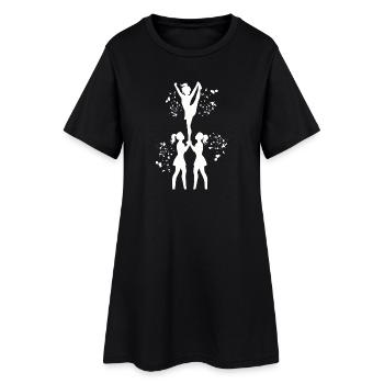 Cheerpom pom girls Mom Cheerleading - Robe T-shirt Femme - noir - Devant