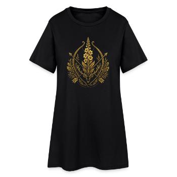 Emblème de l’arc Dziewanna - Robe T-shirt Femme - noir - Devant