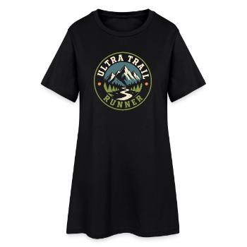 Insigne de Mountain Scenic Mountain d’Ultra Trail - Robe T-shirt Femme - noir - Devant